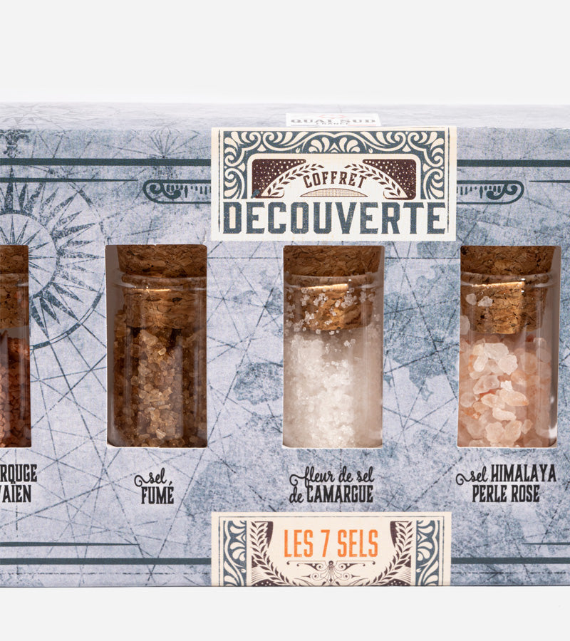 Coffret découverte - 7 sels du monde Quai Sud