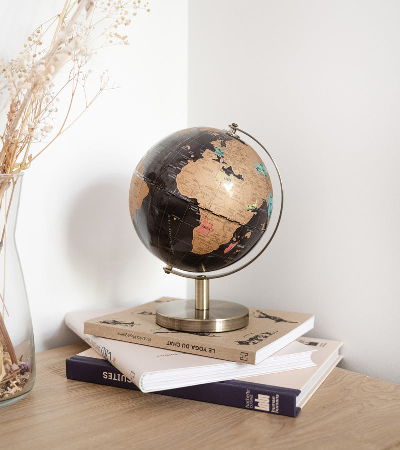 Globe terrestre à gratter suck uk