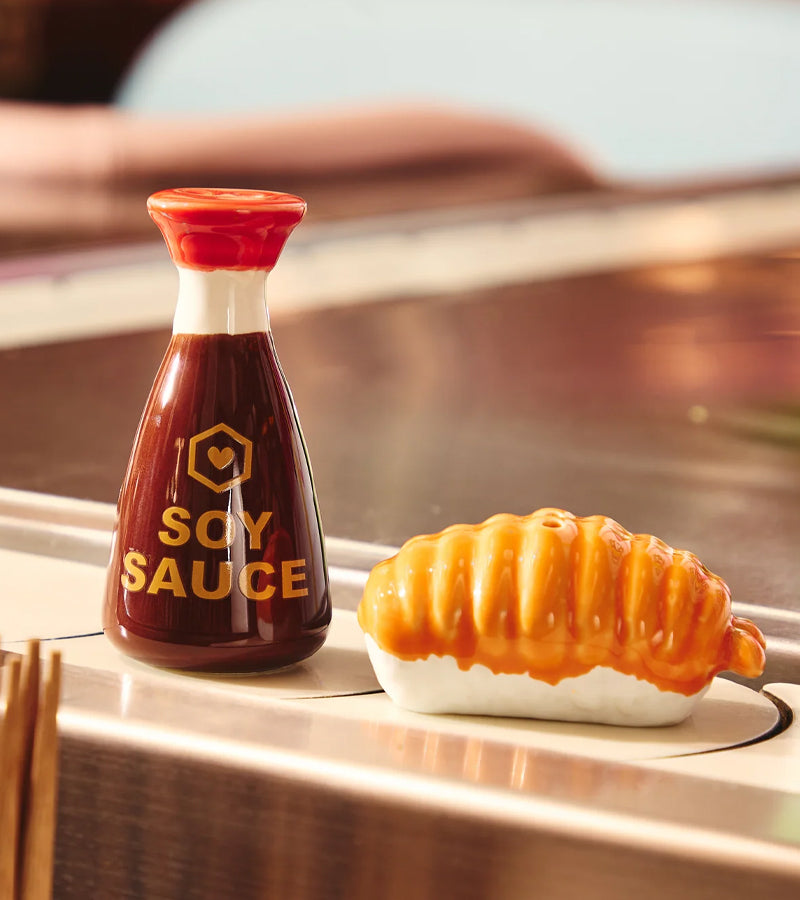 Salière Poivrière Sushi et Sauce Soja