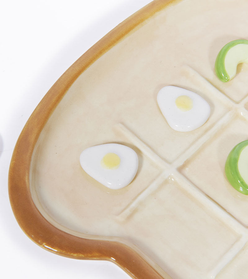 Tic tac toe - Avocat et Oeuf