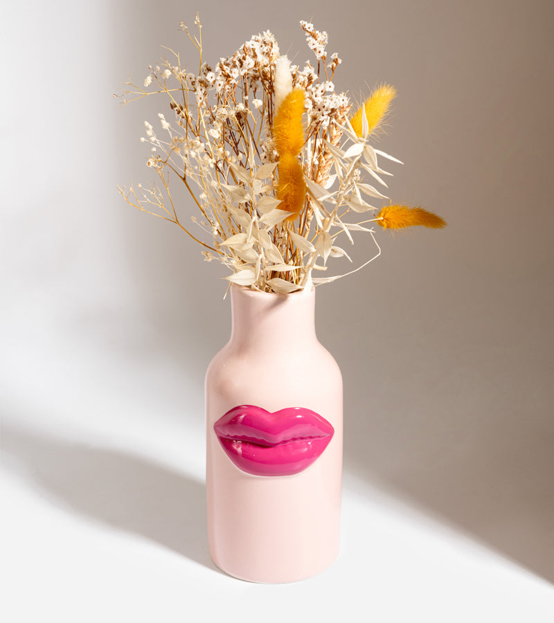 Vase lips en céramique Rice