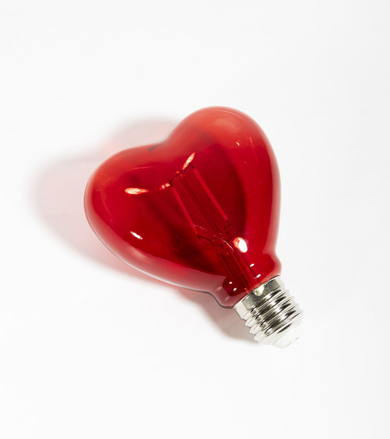 Ampoule Cœur LED Rouge