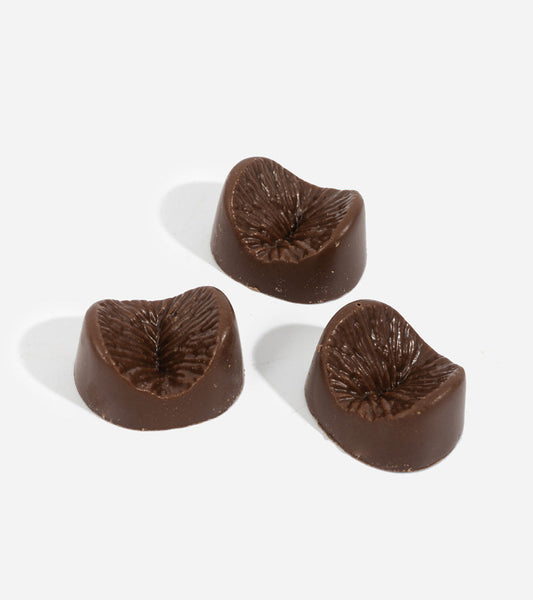 Anus comestibles en chocolat 