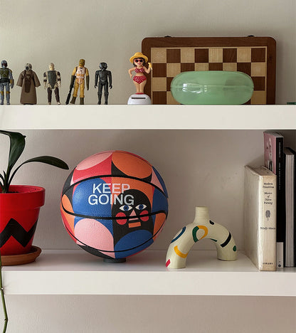 Balle de basket design - KEEP GOING