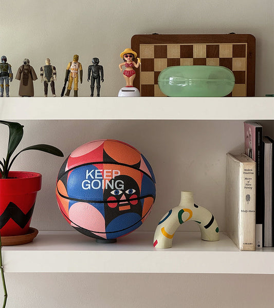 Balle de basket design - KEEP GOING