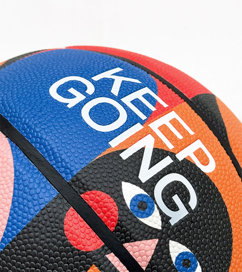 Balle de basket design - KEEP GOING
