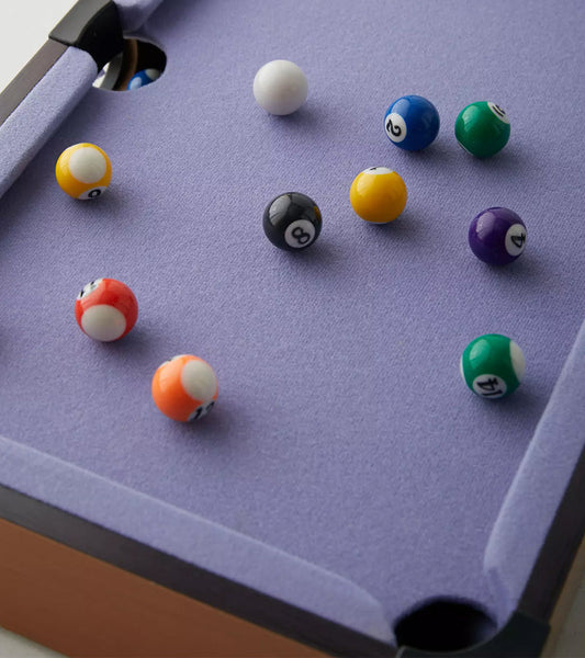 Mini billard de table lilas  L'expressionist