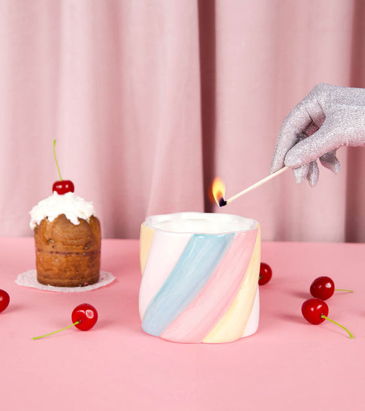 Bougie marshmallow