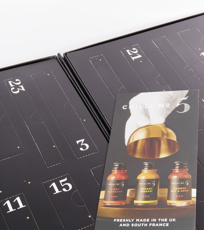 Calendrier de l'avent - Sauces piquantes gourmet