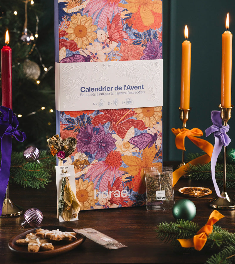 Calendrier de l'Avent Tisanes & Bouquets à infuser