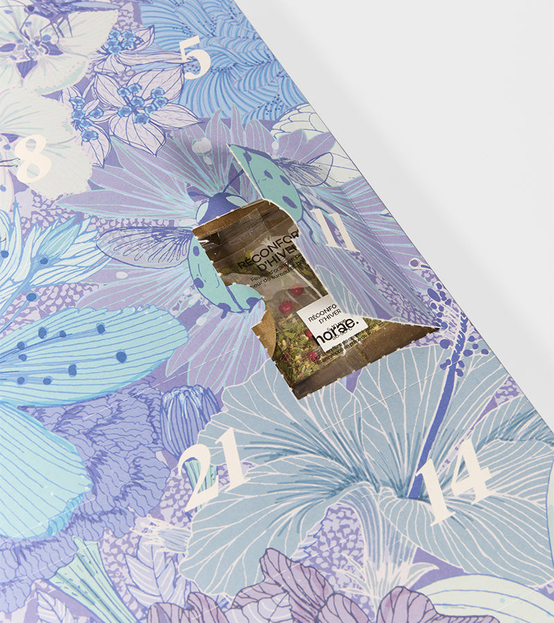 Calendrier de l'Avent Tisanes & Bouquets à infuser