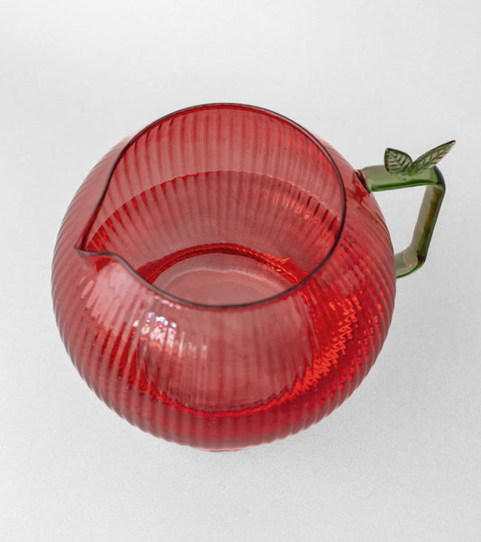 Carafe en verre Pomme