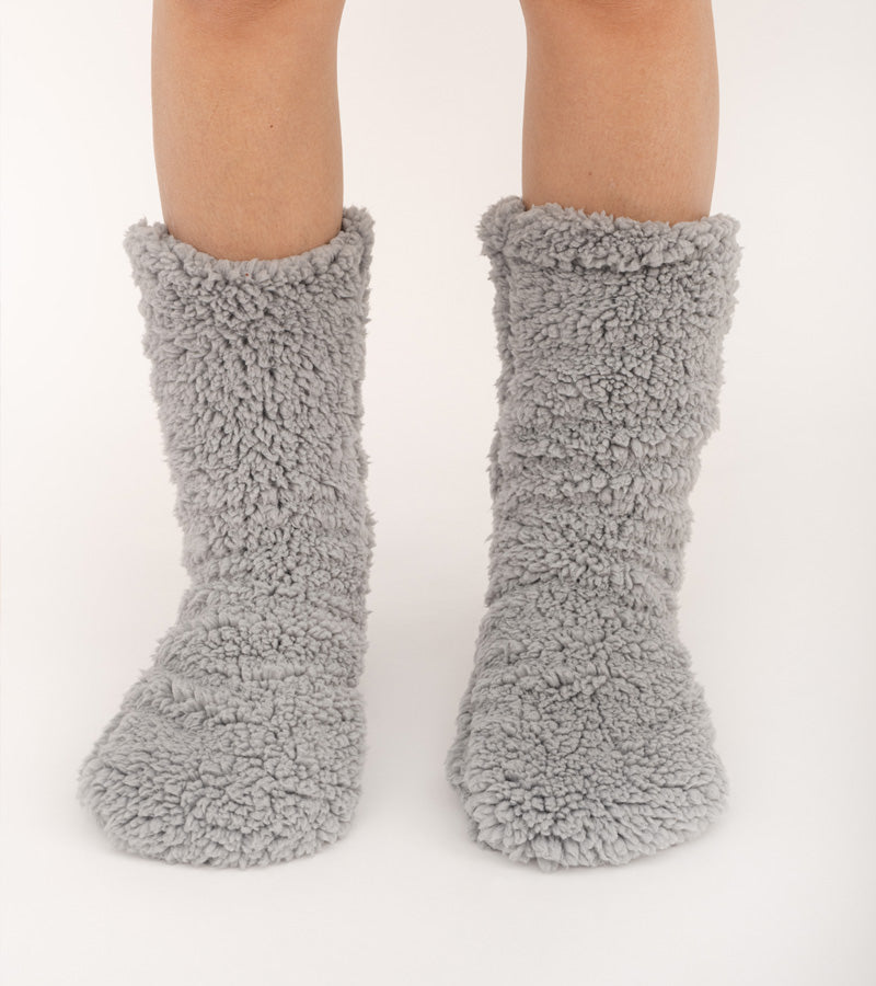 Chaussettes cocooning en moumoute  L'expressionist