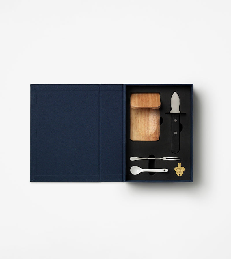 Coffret d’accessoires deluxe - Huitres et caviar