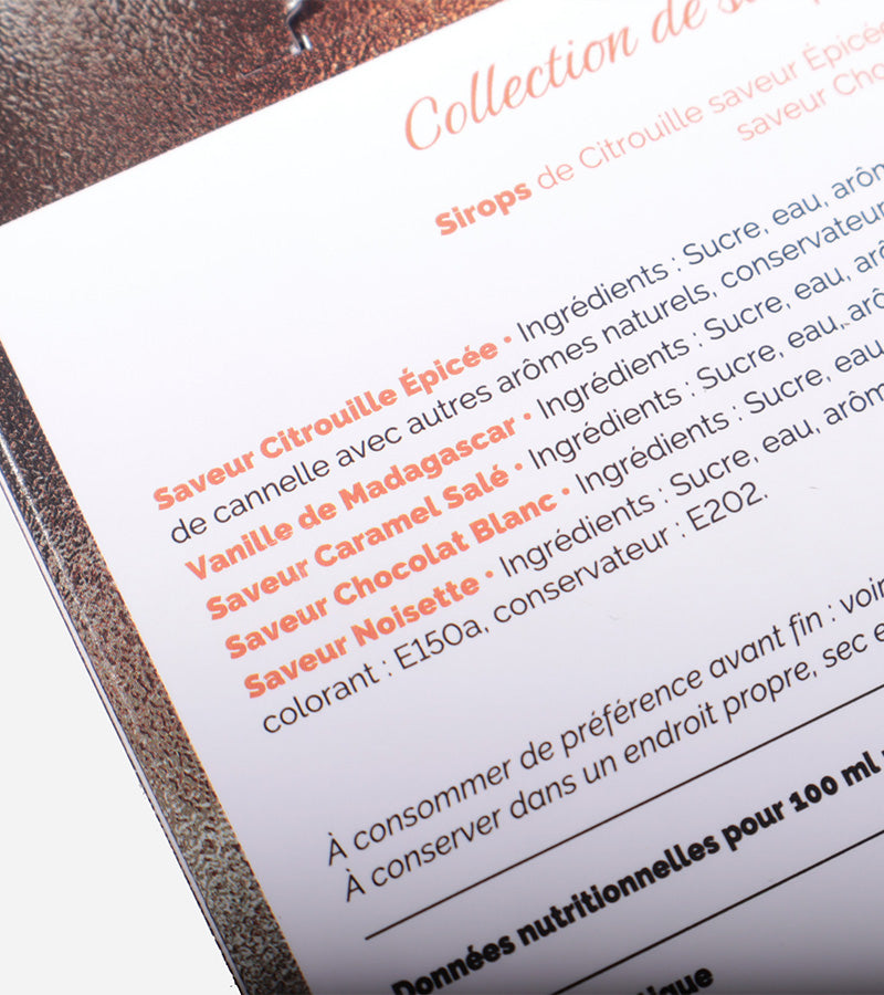 Coffret de mini sirops MONIN