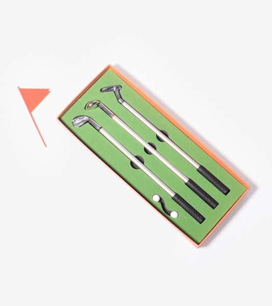 Coffret de stylos clubs de golf