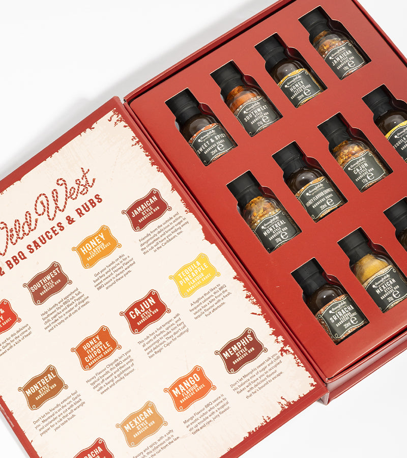 Coffret Sauces & Épices BBQ – 12 Saveurs