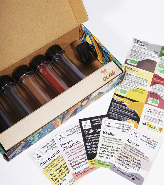 Coffret de 5 assaisonnements à tailler
