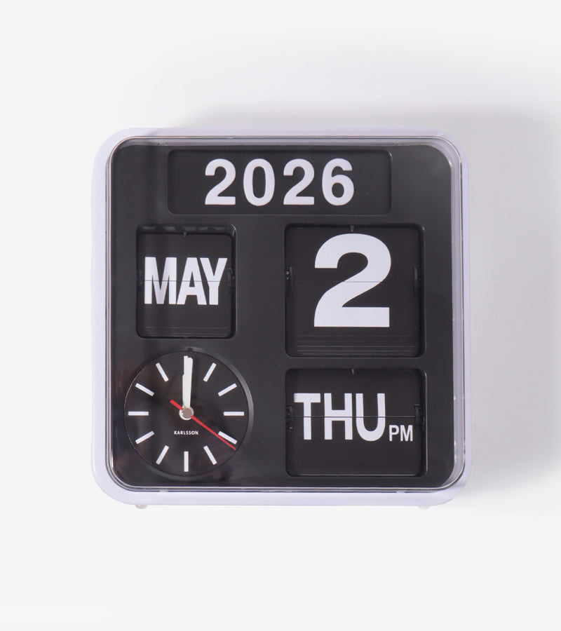 Horloge calendrier Flip - Karlsson