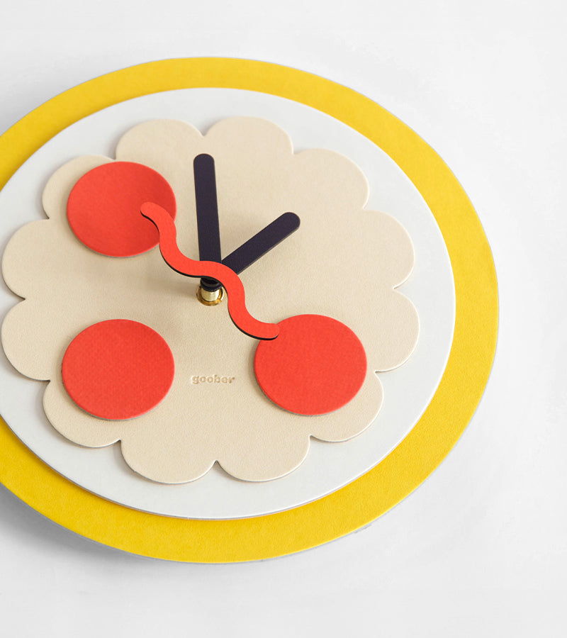 Horloge murale pizza à construire