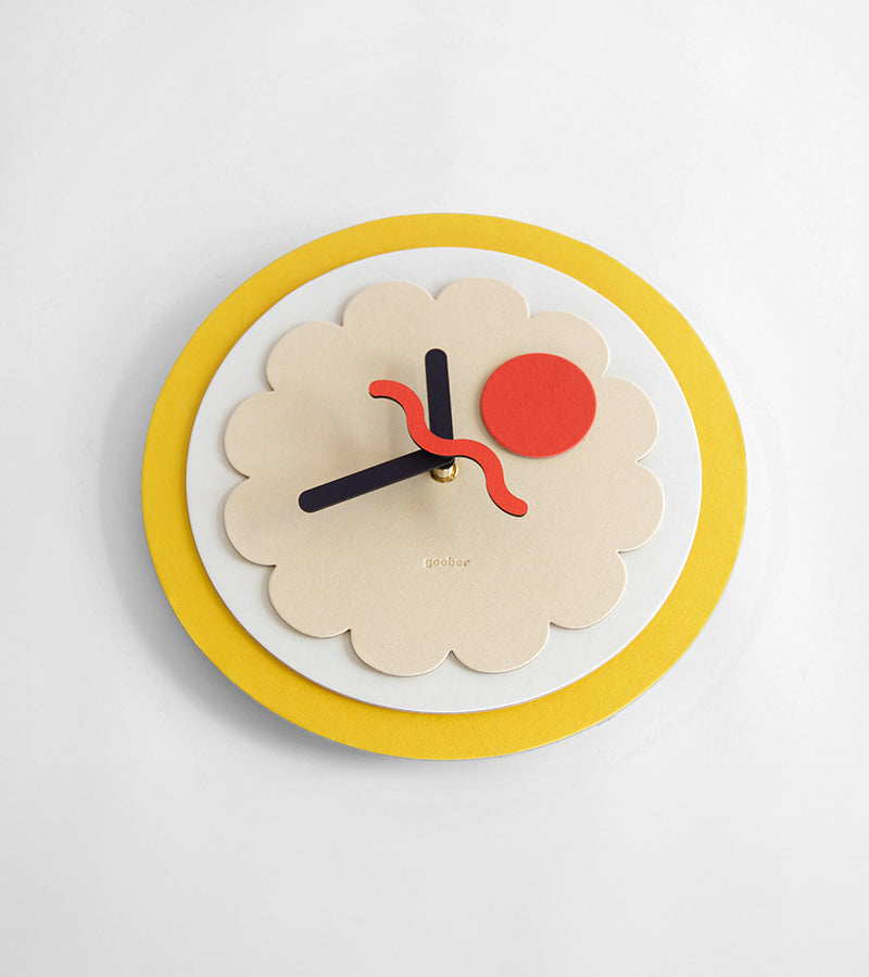 Horloge murale pizza à construire