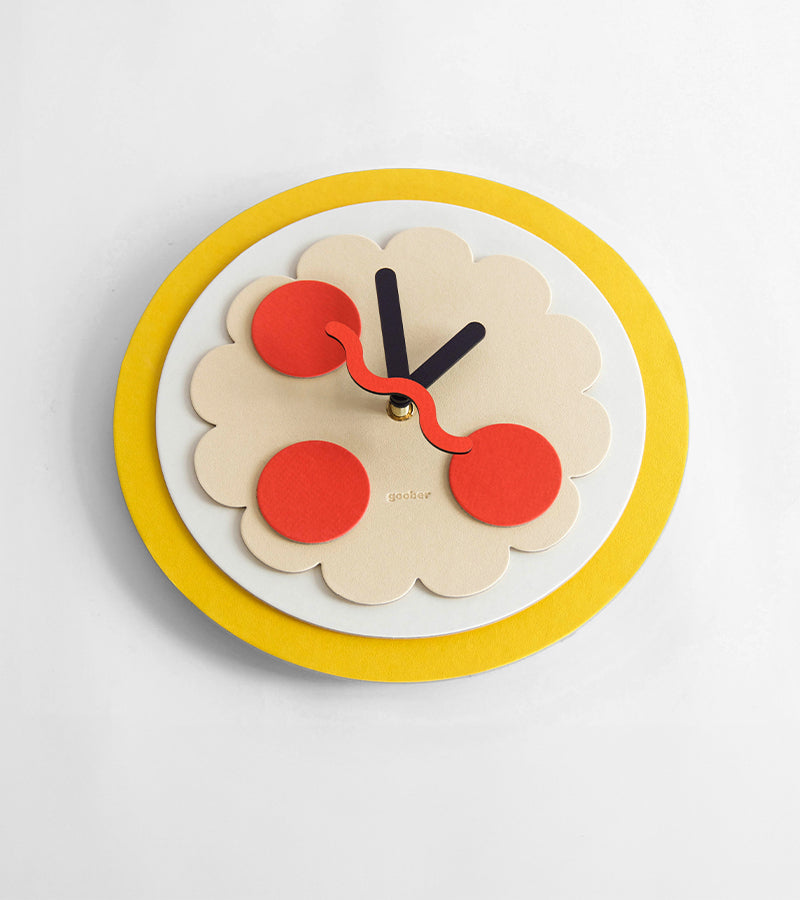 Horloge murale pizza à construire