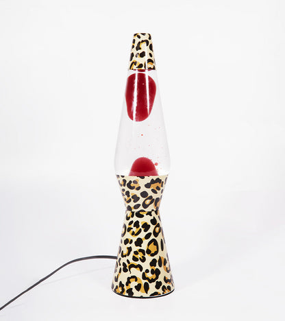 Lampe à lave léopard