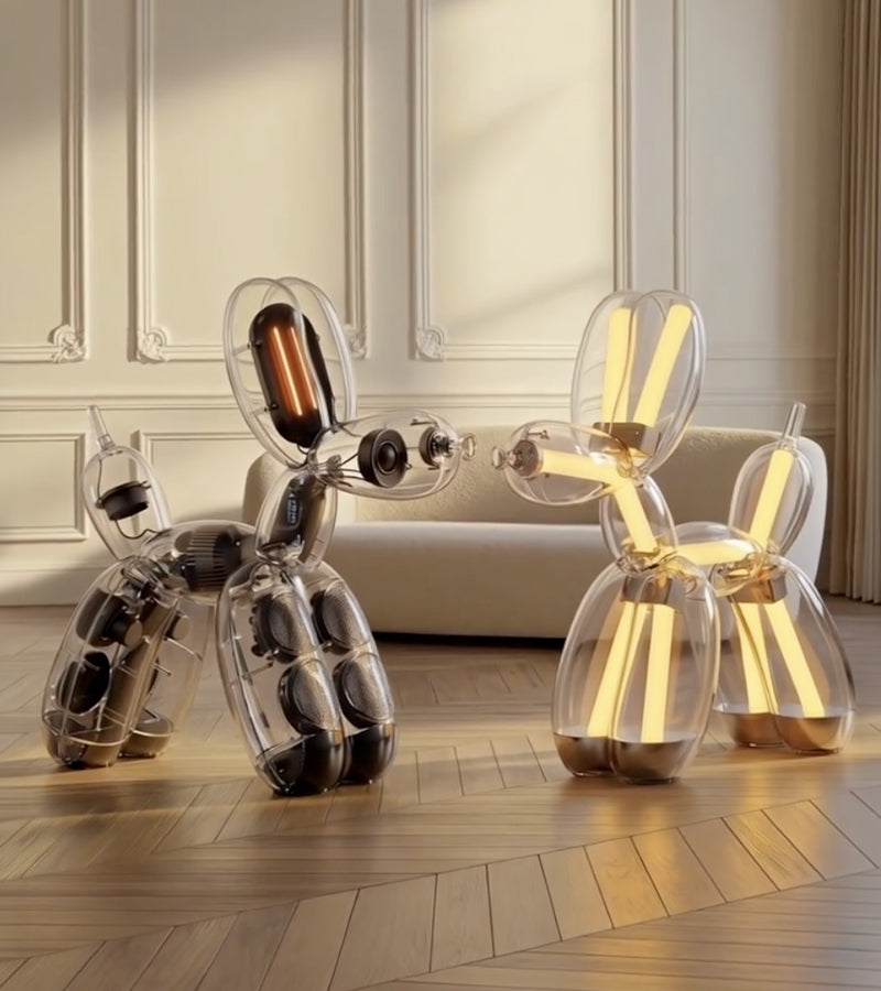 Lampe & Enceinte Balloon Dog Grande - Lexon X Jeff Koons