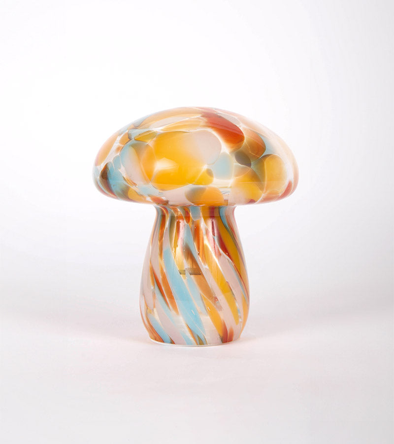 Lampe champignon chips en verre, sans fil