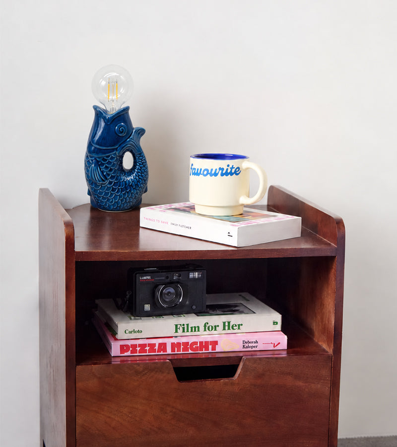 Lampe Poisson Bleu