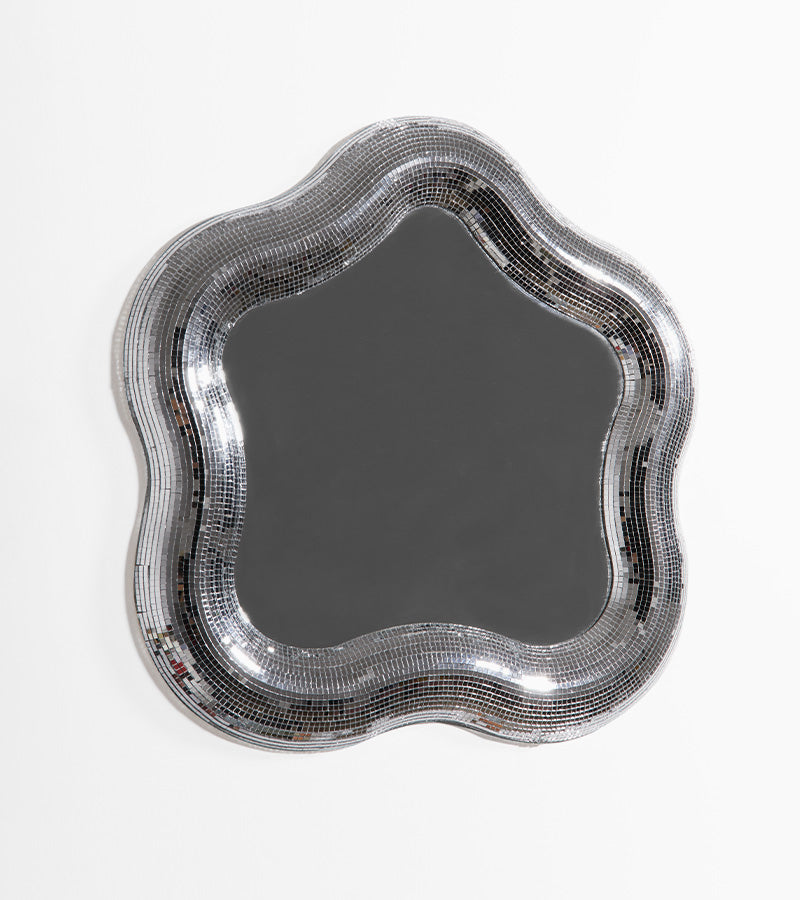 Miroir fleur disco