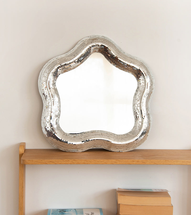 Miroir fleur disco