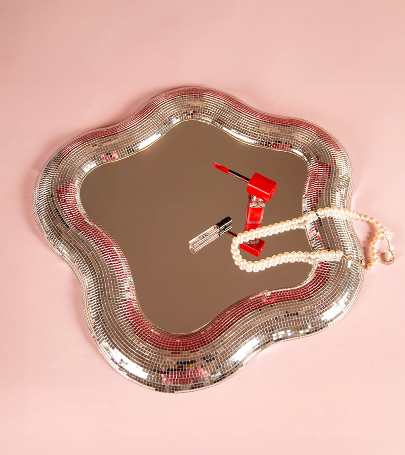 Miroir fleur disco