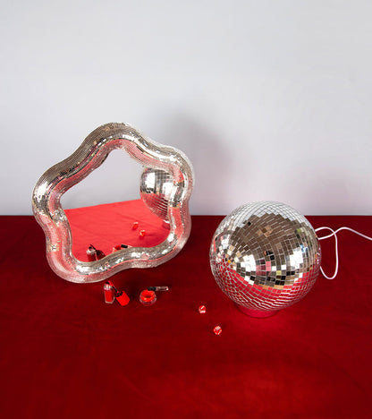 Miroir fleur disco