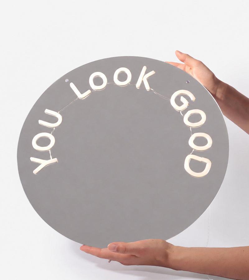 Miroir LED - You look good