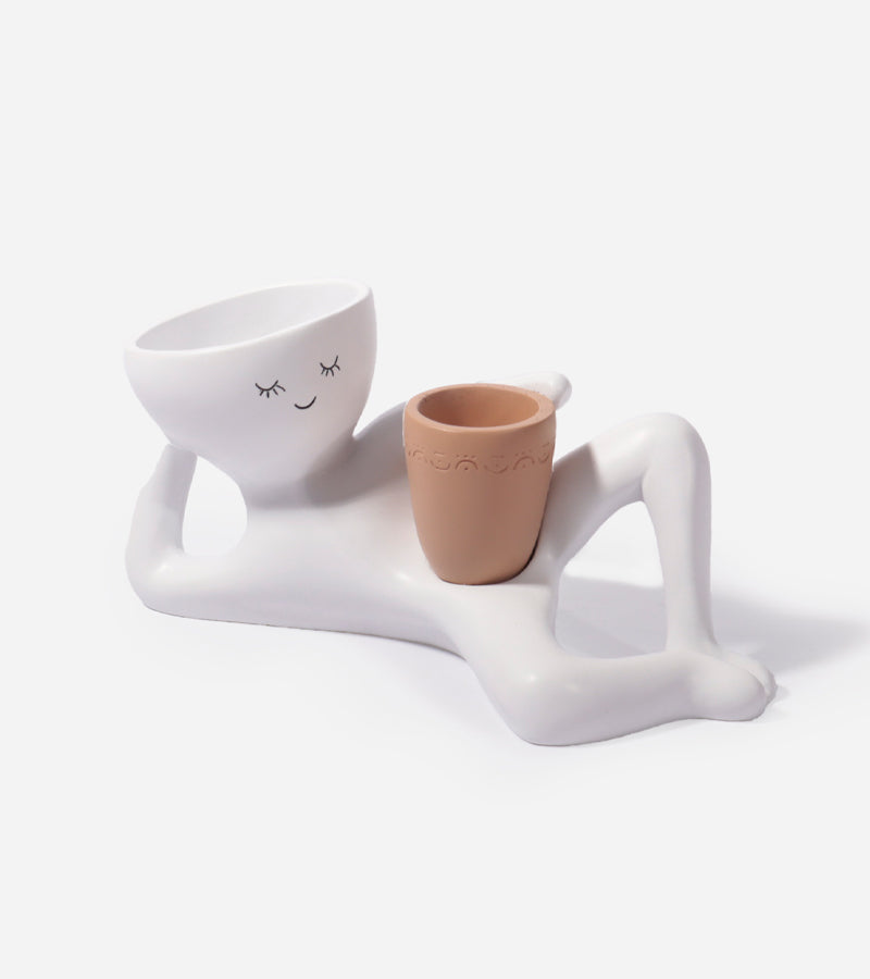 Pot à plante paresseux