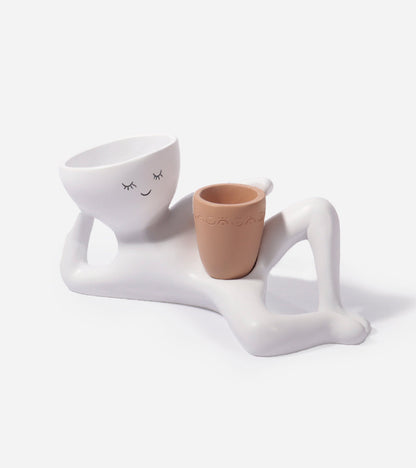 Pot à plante paresseux