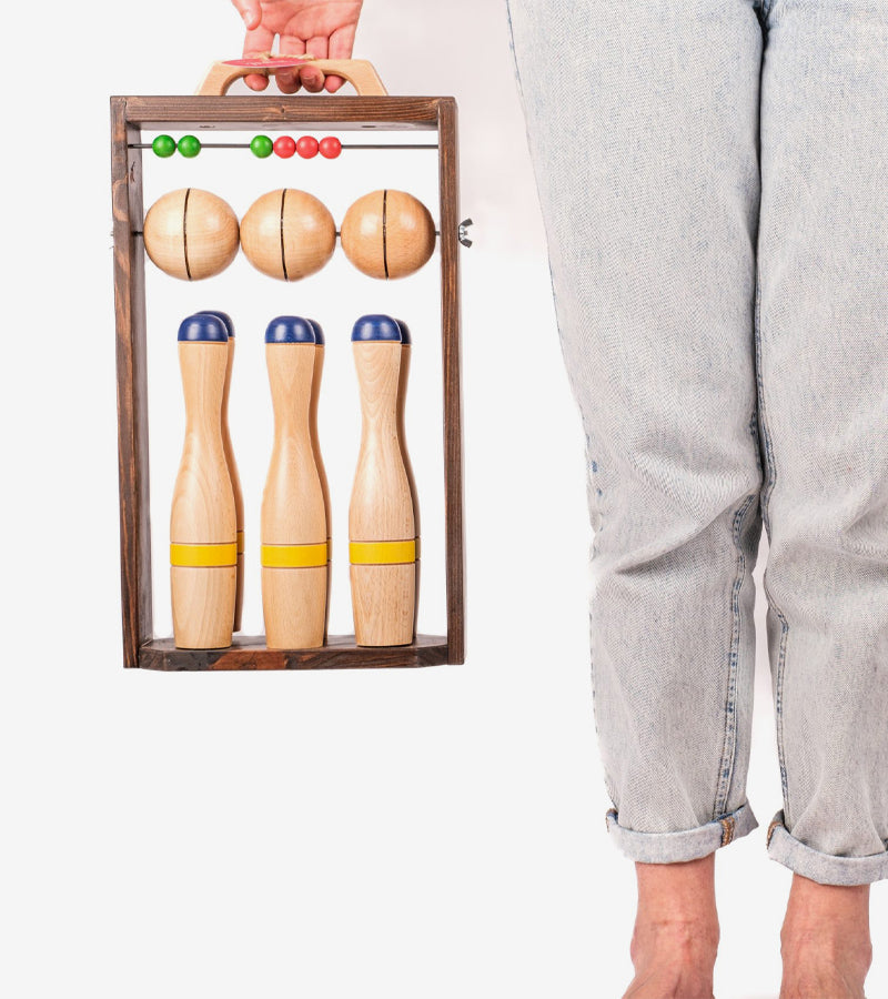 Set de bowling transportable