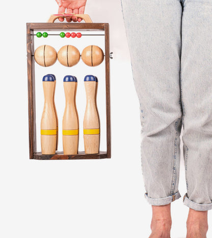 Set de bowling transportable