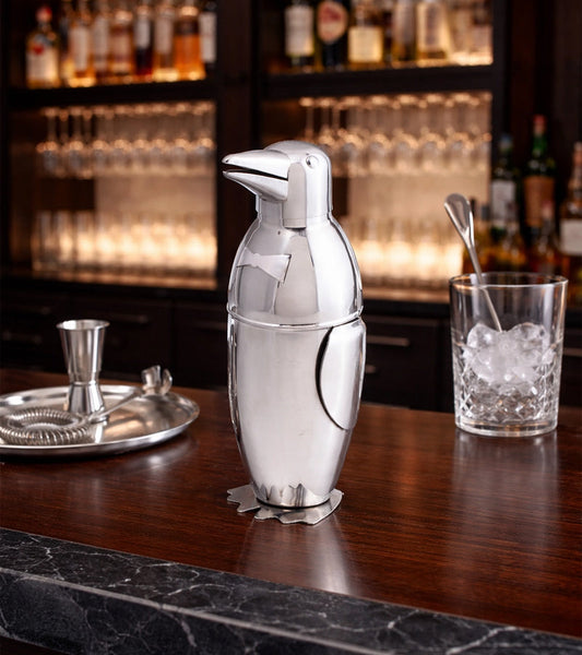 Shaker à cocktails pingouin