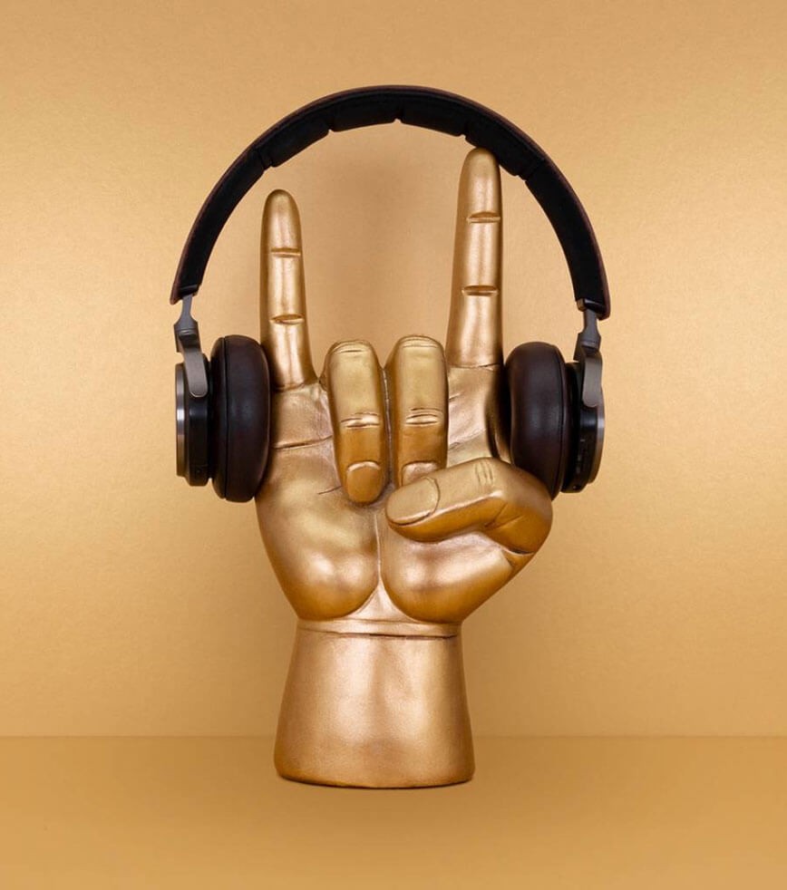 Support pour casque rockeur  suck uk