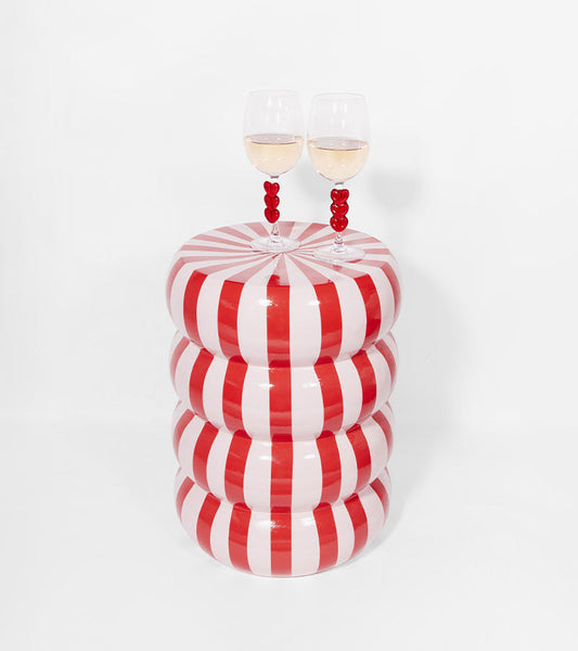 Table d’appoint candy rose