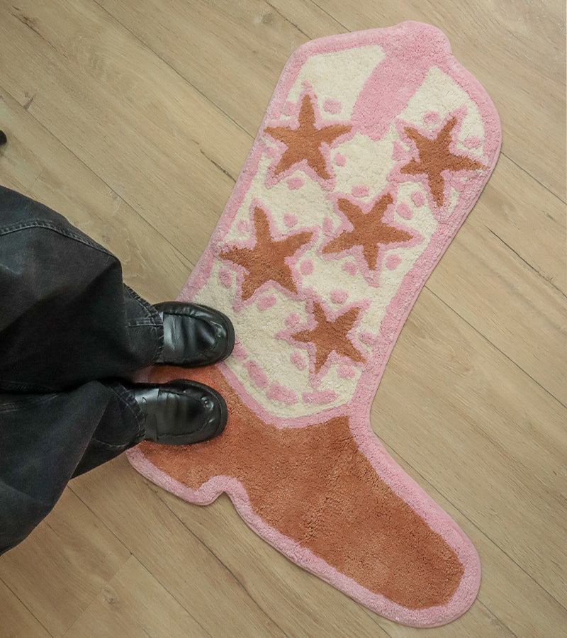 Tapis botte de cowboy