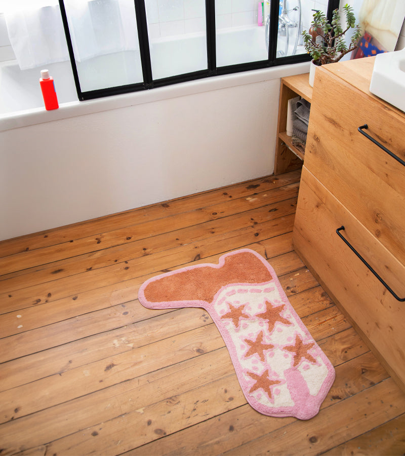 Tapis botte de cowboy
