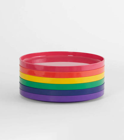 Vaisselle Max, set de 6 assiettes rainbow - Heller
