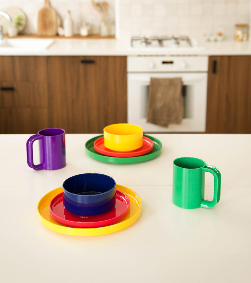 Vaisselle Max, set de 6 assiettes rainbow - Heller