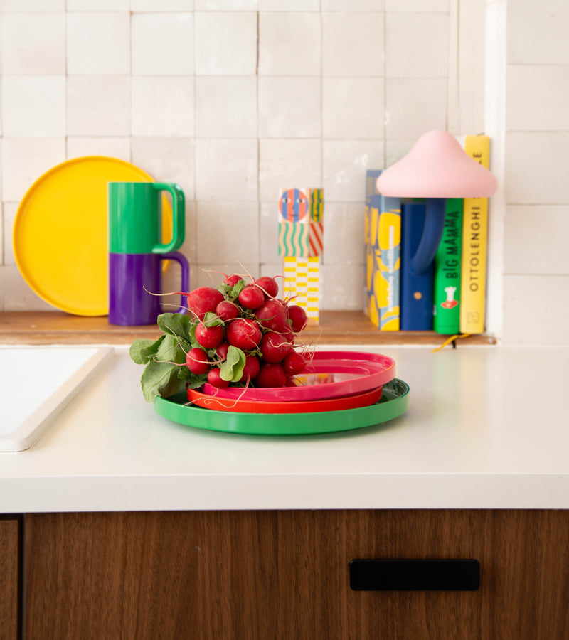 Vaisselle Max, set de 6 assiettes rainbow - Heller