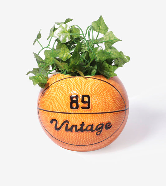 Vase balle de basket vintage