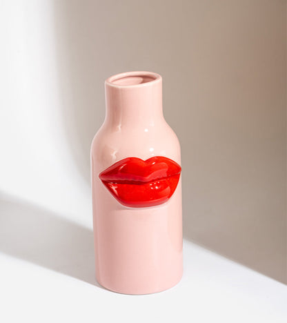 Vase lips en céramique  Rice