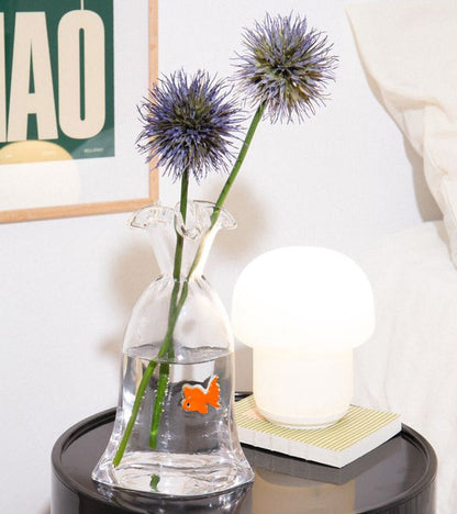 Vase poisson rouge